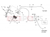 APRILIA SXV 450-550 STREET LEGAL Fuel vapour recover system