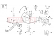APRILIA SXV 450-550 STREET LEGAL Rear brake system
