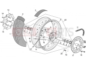 APRILIA SXV 450-550 STREET LEGAL Rear wheel