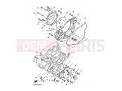 YAMAHA YZ 250 F YZ250F (5XCH) 2007 CRANKCASE COVER 1