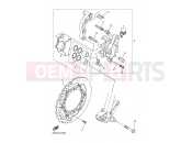 YAMAHA YZ 250 F YZ250F (5XCH) 2007 FRONT BRAKE CALIPER