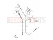 YAMAHA YZ 250 F YZ250F (5XCH) 2007 STEERING HANDLE & CABLE
