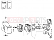 DERBI Atlantis 50 2T Bullet Cylinder-piston-wrist pin unit