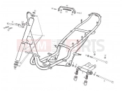 DERBI Atlantis 50 2T Bullet Frame/bodywork