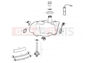 derbi Atlantis 50 2T Bullet Benzin tank