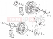 derbi Atlantis 50 2T Bullet Wheels