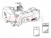 DERBI Atlantis 50 2T Bullet Engine