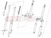 DERBI Atlantis 50 2T Bullet Front fork