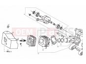 DERBI Atlantis 50 2T Drive shaft - Cylinder - Piston