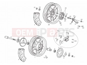 DERBI Atlantis 50 2T Front wheel