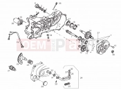DERBI Atlantis 50 2T Starter assembly