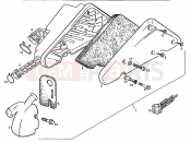 derbi Atlantis 50 2T LC Air box