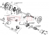 derbi Atlantis 50 2T LC Cdi magneto assy