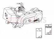 DERBI Atlantis 50 2T Two Chic Engine