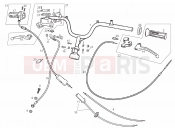 DERBI Atlantis 50 2T Two Chic Handlebar - Controls