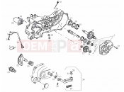 DERBI Atlantis 50 2T Two Chic Starter assembly