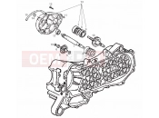 DERBI Atlantis 50 4T & Atlantis 100 4T Rear wheel
