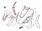 DERBI Boulevard 125 4T front shield