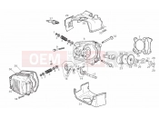 DERBI Boulevard 125-150 4T cylinder head cover