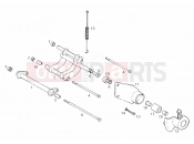 DERBI Boulevard 125-150 4T swing arm