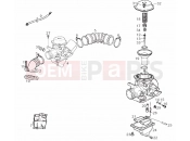 DERBI Boulevard 125-150 4T carburettor walbro