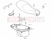 derbi Boulevard 125-150 4T Saddle - Helmet compartment