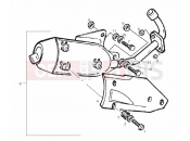 DERBI Boulevard 125-150 4T silencer