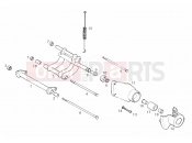DERBI Boulevard 125-150 4T swing arm