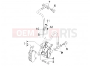 DERBI Boulevard 150 4T Brakes pipes - Calipers