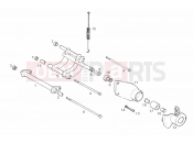 DERBI Boulevard 200 4T swing arm