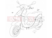 DERBI Boulevard 50 2T elektromos rendszer