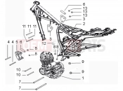 DERBI ETX 150 Eengine and frame