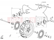 DERBI GP1 250 Front wheel