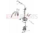derbi GP1 50 OPEN Carburettor - Components