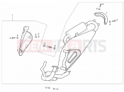 derbi GP1 50 OPEN Exhaust pipe