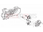 derbi GP1 50 OPEN Transfer case with advance