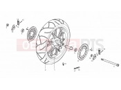 DERBI GPR 125 RACING & R 125 Rear wheel