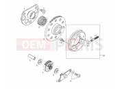 DERBI GPR 125 RACING & R 125 Starter assembly
