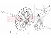 DERBI GPR 50 2T Front wheel