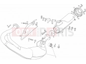 DERBI GPR 50 2T Exhaust pipe