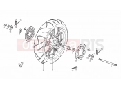 DERBI GPR 50 NUDE Rear wheel