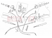 DERBI GPR 50 Racing Handlebar - Controls
