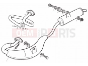 DERBI GPR 50 Replica Racing Exhaust unit