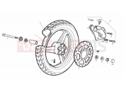 DERBI GPR 50 Replica Racing Front wheel