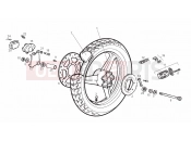 DERBI GPR 50 Replica Racing Rear wheel