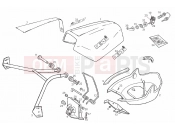 DERBI GPR 50 Replica Racing Saddle compartment