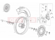 derbi Mulhacen 650 (659) Front wheel