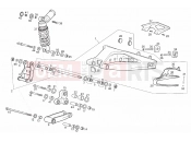 derbi Mulhacen 650 (659) Swing arm - Shock absorber