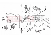 DERBI QUAD DXR 200 Electrical system