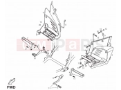 DERBI QUAD DXR 200 Foot rests
